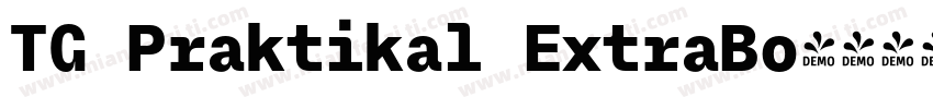 TG Praktikal ExtraBo字体转换